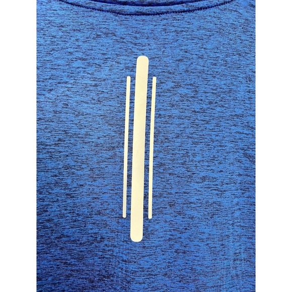 LITTLE DONKEY MARBLED Blue PULLOVER 1/4 ZIP LIGHTWEIGHT SHIRT  SIZE Medium Men - Picture 5 of 9